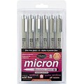 Sakura® 0.45 mm 6 Piece Pigma Micron Pen Set, Spia