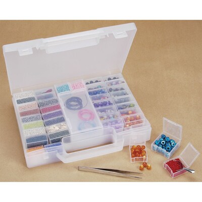 Darice® Bead Organizer Carrying Case, Clear