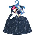 Fibre Craft® Springfield Collection® Party Dress For 18 Dolls, Navy Blue/White