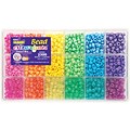 Beadery Giant Extravaganza Bead Box Kit, Brights, 2300 Beads/Pack