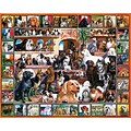 White Mountain Puzzle 24 x 30 Jigsaw Puzzle,  The World Of Dogs 