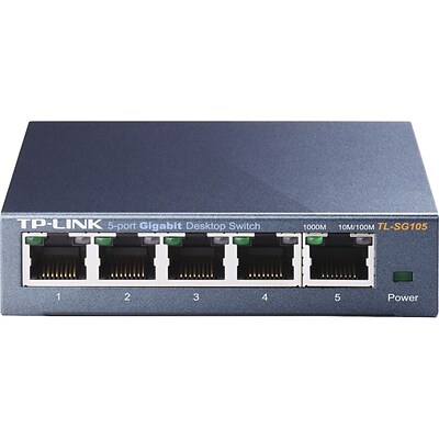 TP-LINK® Unmanaged Gigabit Ethernet Switch; 5-Ports (TL-SG105)