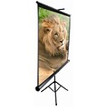 Elite Screens® Tripod Series 84 Manual Projection Screen; 4:3, Black Casing