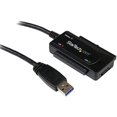Startech USB 3.0 to SATA Or IDE Hard Drive Adapter Converter Cable; Black