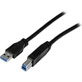 Startech 3.3 SuperSpeed USB 3.0 A to B Cable; Black