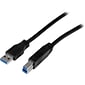 Startech 3.3' SuperSpeed USB 3.0 A to B Cable; Black