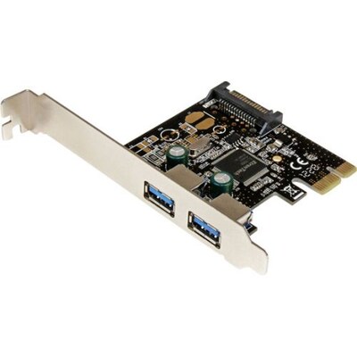 Startech 9.8 2 Port PCI Express PCIe USB 3.0 Controller Card With SATA Power