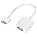 4XEM™ 7 30-Pin to VGA Adapter For iPhone/iPod/iPad; White