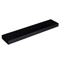 SEI Chicago Laminated MDF Floating Shelf, 48, Black