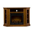 SEI Claremont Convertible Media Electric Fireplace, Mahogany