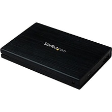 Startech 1TB Portable USB 3.0 External Hard Drive Enclosure (Black)