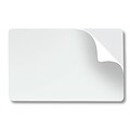 Fargo® Mylar CR80.10 Adhesive Back PVC Cards For Fargo Persona C30 Single-Side; White