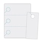 Blanks/USA® 3.67" x 8 1/2" 147 GSM Digital Cover Door Hangers; Gray, 1000/Pack