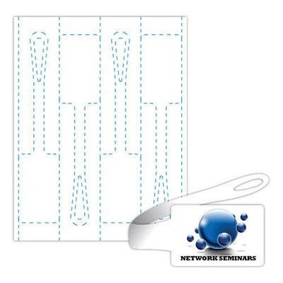 Blanks/USA® 9 3/8" x 2" Digital Luggage Tags, White, 200/Pack