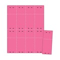 Blanks/USA® 2 1/8 x 5 1/2 Numbered 01-400 Digital Cover Raffle Ticket, Pink, 400/Pack