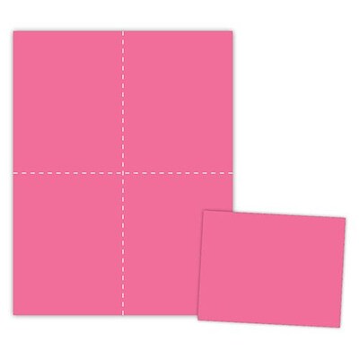 Blanks/USA® 4 1/4 x 5 1/2 67 lbs. Postcard, Pink, 200/Pack