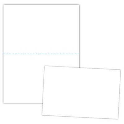 Blanks/USA® 8-1/2" x 5-1/2" 80 lbs. Smooth Cover Postcard, White, 250/Pack