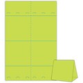 Blanks/USA® 5 1/2 x 2 5/8 x 5 3/8 65 lbs. Table Tent, Green, 100/Pack