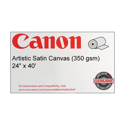 Canon Artistic Satin Canvas, 24 x 40 feet, Roll