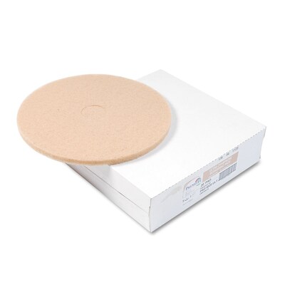 Premier Ultra Champagne Floor Machine Pad, 20", 5/Case