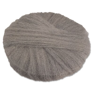 Global Material Radial Steel Wool Pads,17 x 14, Grade #2, 12 pads/case