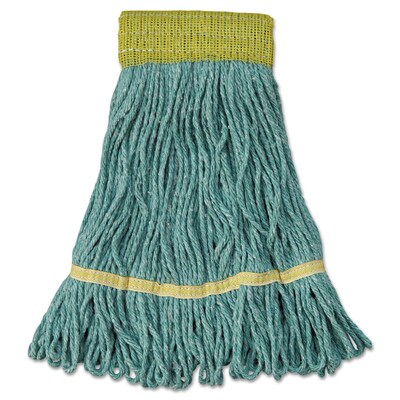 UNISAN® Super Loop Mop Head, Green, 12/Case