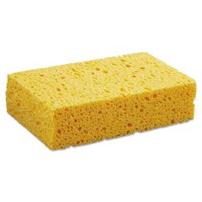 Premier Pads Cellulose Medium Sponge, Yellow, 24/Case