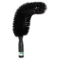 Unger UNG PIPE Star Duster 11 Wire/Polypropylene Bristle Pipe Brush, Black