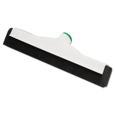 Unger® 18 Plastic Sanitary Standard Floor Squeegee With Acme Insert, Black