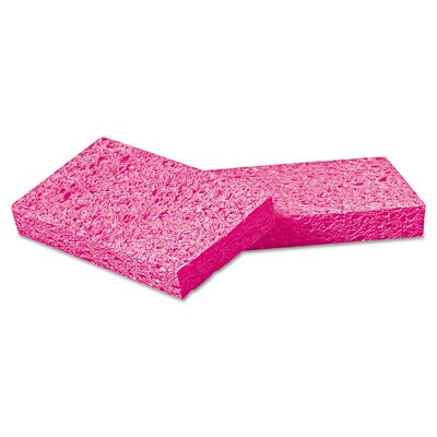 Premier Cellulose Sponge, Small Pink, 2/Pack, 24/Case