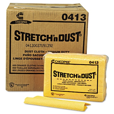Chix Chicopee 17 Stretch n Dust Cloth, Yellow