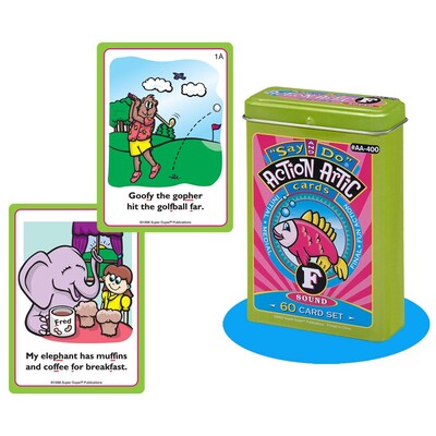 Super Duper® Say and Do® F Action Artic Cards