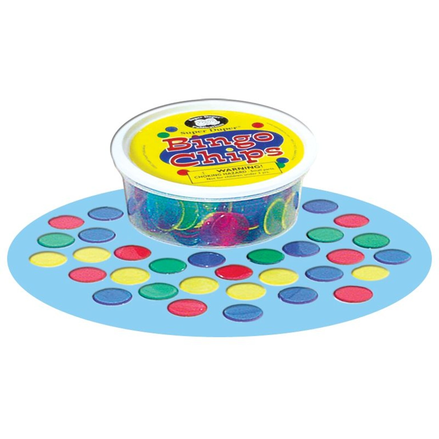 Super Duper® Extra Tub of Bingo Chips, 225/Pack (BGC225)