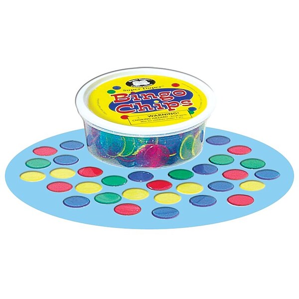 Super Duper® Extra Tub of Bingo Chips, 225/Pack (BGC225)