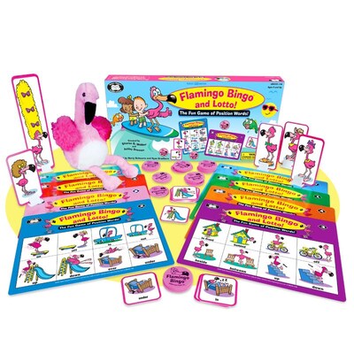 Super Duper® Flamingo Bingo® and Lotto Board Game