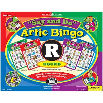 Super Duper® Say and Do® R Artic Bingo Sound Game