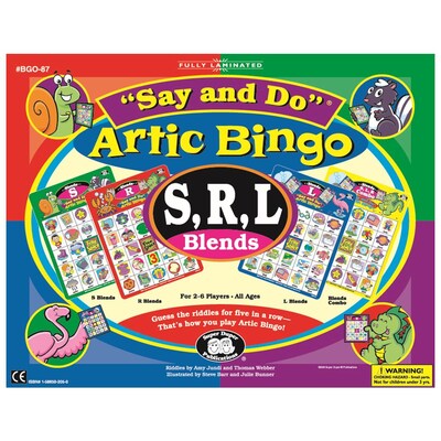 Super Duper® Say and Do® S, R, L Blends Bingo Sound Game