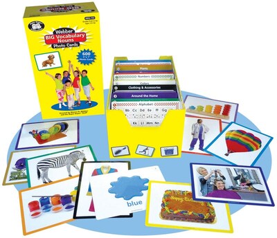 Super Duper Webber Big Vocabulary Nouns Photo Cards
