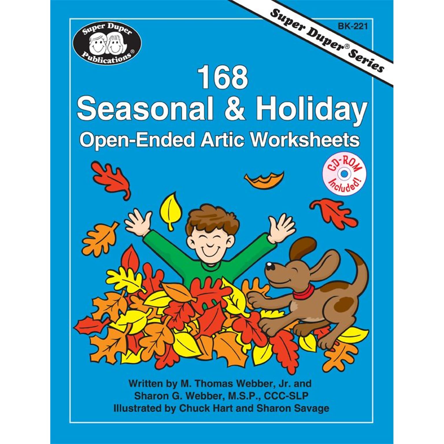 Super Duper® 168 Seasonal and Holiday Open-Ended Artic Worksheets Book