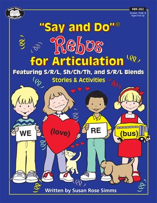 Super Duper® Say and Do Rebus® for Articulation Stories and Activities Book