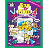 Super Duper® Say and Glue Phonology and Artic Fun Sheets Book
