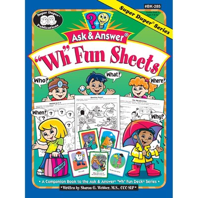 Super Duper® Ask & Answer® WH Fun Sheets, Grades PreK-5