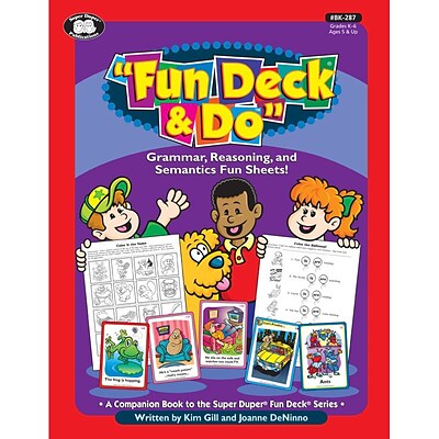Super Duper® Fun Deck® & Do™ Fun Sheets, Grades K-6