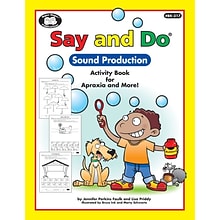 Super Duper® Say and Do® Sound Production Book, Grades PreK and Up