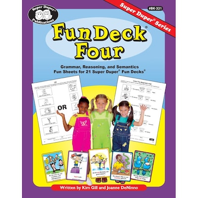 Super Duper® Fun Deck® Four Book, Grades K-6
