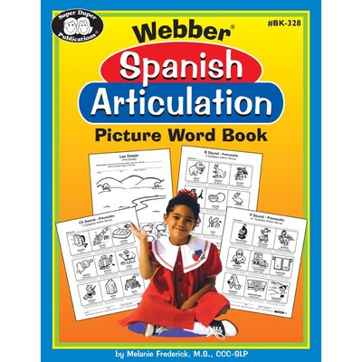 Super Duper® Webber® Spanish Articulation Picture Word Book