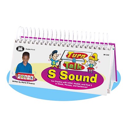 Super Duper® Turn and Talk® S Sound Articulation and Language Flipbook