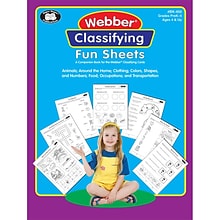 Super Duper® Webber® Classifying Fun Sheets