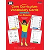 Super Duper® Webber Core Curriculum Vocabulary Cards Fun Sheets, Level PreK-K