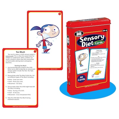 Super Duper® Sensory Diet Deck Cards